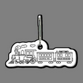 Zippy Clip & Toy Train Outline Clip Tag W/ Tab (Side View)
